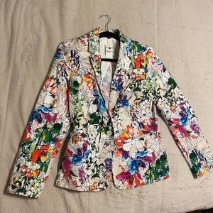 Express Floral Blazer